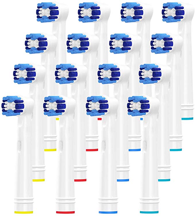 VINFANY 16PCS Replacement Brush Heads for Oral B, Refills Toothbrush Heads for Oral-B Vitality Pro Smart Genius Toothbrush, Deep Cleaning to Remove Stains