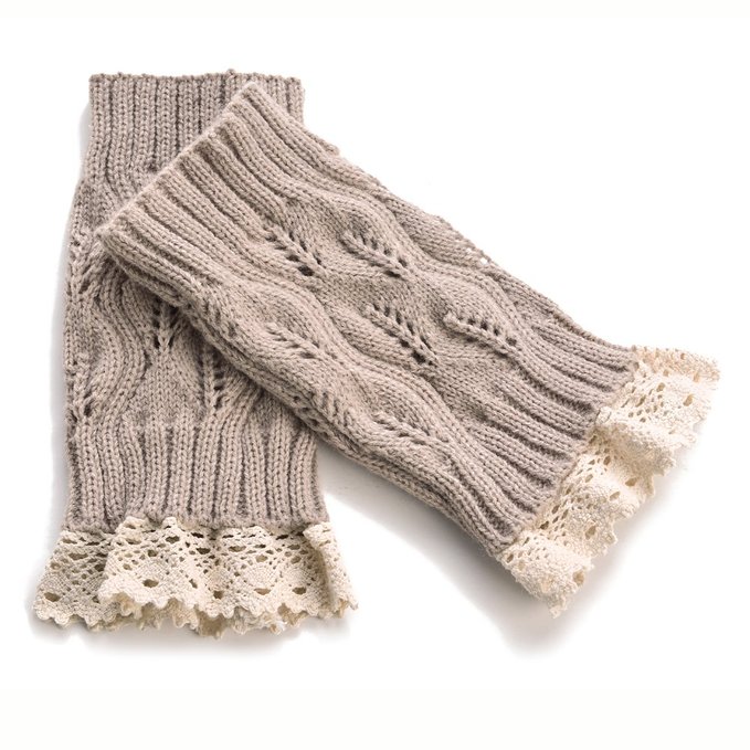 FAYBOX Winter Leg Warmer Crochet Knit Boot Socks