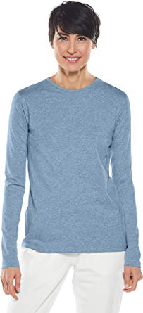 Coolibar UPF 50  Women's Long Sleeve Everyday T-Shirt - Sun Protective