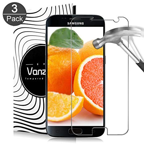 Samsung Galaxy S7 Screen Protector, AOFU Tempered Glass 3D Touch Compatible,9H Hardness,Bubble Free (3 Pack) -04