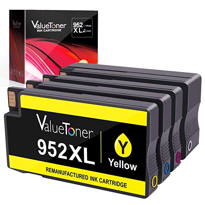 Valuetoner Remanufactured Ink Cartridges Replacement for HP 952 952XL 952 XL High Yield Compatible with OfficeJet Pro 7740 8210 8710 8730 7720 8216 8720 8716 8715 8725 8702 Printer (4 Pack)