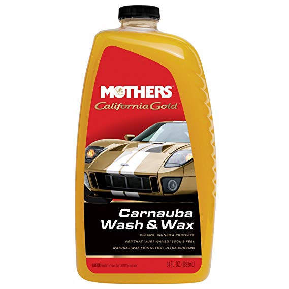 Mothers 05674-6 California Gold Carnauba Wash & Wax - 64 oz, (Pack of 6)