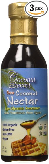 Coconut Secret Coconut Nectar, Raw, 12-Ounce (Pack of 3)