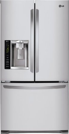 LG LFX25974 25 Cu Ft French Door Refrigerator with Pull-out Freezer Drawer and Ice and Wat Stainless Steel