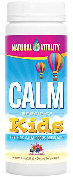 Natural Vitality CALM Kids, The Kids' Calm-Focus Drink Mix, Berry, 8oz