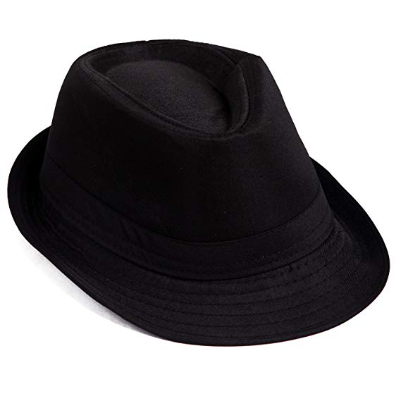 Kid's Short Brim Trilby Fedora Hat