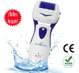 Rechargeable Electric Callus Remover - Foot File for Scrubbing Feet Micro-Pedi Foot Care Tool - Gently and Effectively Shaves and Buffs Away Dead Hard Skin Dry Callused Feet and Cracked Heels - For Men and Women - 3 Pumice Stone Rollers Included - Experience Pedicure Spa Like Results In Seconds Holiday Sale