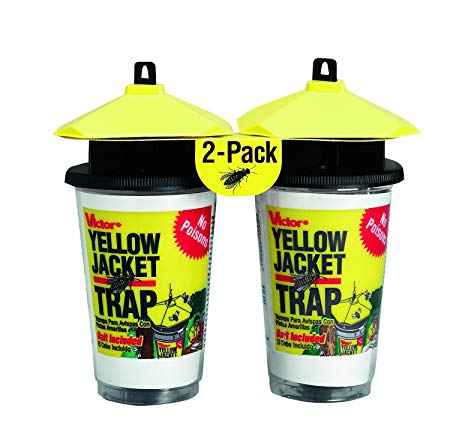 Victor Poison-Free M367 Disposable Yellow Jacket Trap with Bait 2-Pack