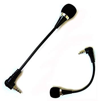 Mini Microphone - TOOGOO(R)Flexible 3.5mm Jack Mini Microphone Mic For PC Laptop Desktop Skype Yahoo Black