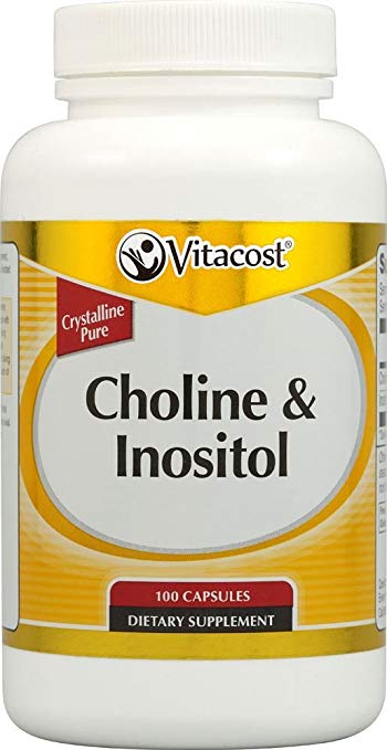Vitacost Choline & Inositol - 100 Capsules