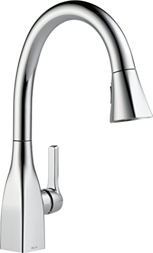 Delta Faucet 9183-DST Mateo Single Handle Pull-Down Kitchen Faucet, Chrome