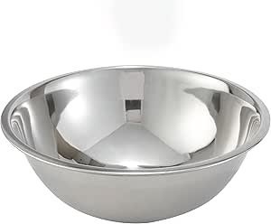 Winco Stainless Steel Mixing Bowl, 8 Quarts