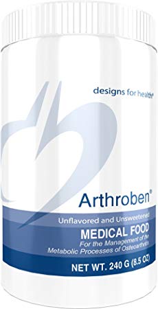 Designs for Health - Arthroben Unflavored/Unsweetened - Collagen Peptide Powder   Flavonoids, 240 Grams