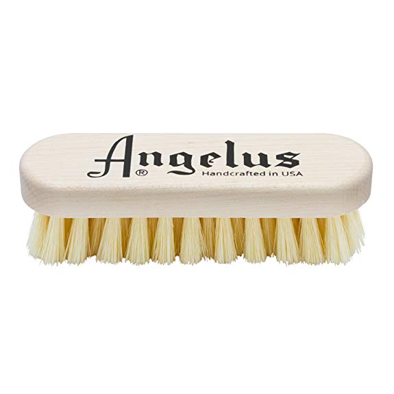 Angelus Shoe Cleaning Brush Premium Hog Bristle Sneaker Cleaner Brush 5"