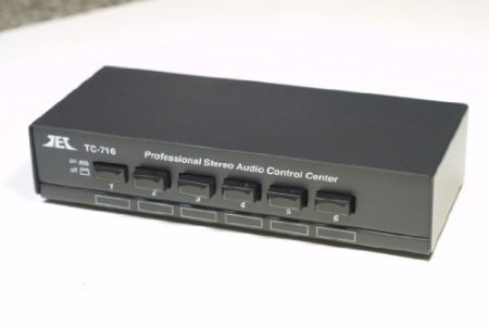 TCC TC-716 6-Way Stereo Source Selector; BLACK VERSION