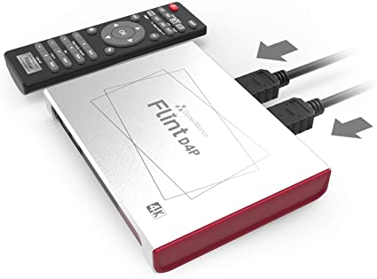 ClonerAlliance Flint D4P, Standalone Dual-4K Video Overlay Device and Audio Mixing. 1080p@60fps Video Game Capture. Remote Control, UVC and Type-C.
