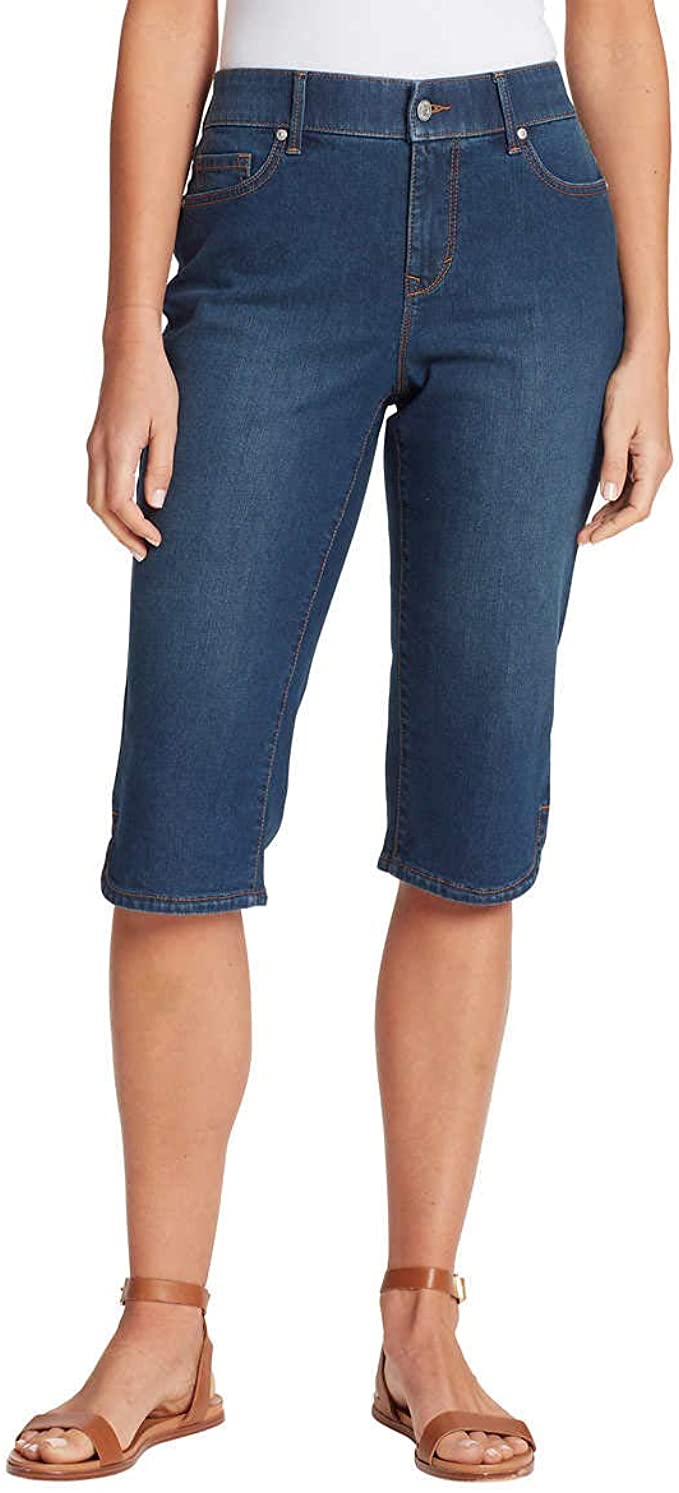 Gloria Vanderbilt Ladies' Skimmer Capri - Blue (Fairfax Denim) 8