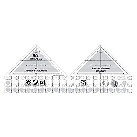 Creative Grids 90 Degree Double Strip Quilting Ruler Template CGRDBS90