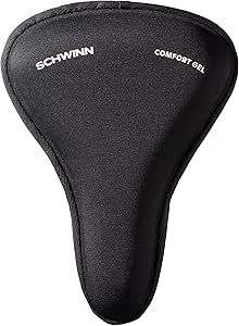 Schwinn Comfort Bike Sport Seat Cover, High-Tech Gel Padding, Fits Most Seats for Standard or Stationary Bikes