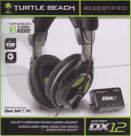 Turtle Beach Ear Force DX12 Dolby Surround Sound Gaming Headset (Certified Refurbished)