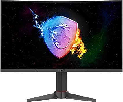 MSI Optix MAG271VCR 27" FHD Gaming 1800R Curved Monitor 165Hz - 1920 x 1080 FHD LED Display @ 165Hz - 1800R Curved Panel - 1ms Respone Time - AMD FreeSync Technology - Non-Glare Screen w/Narrow