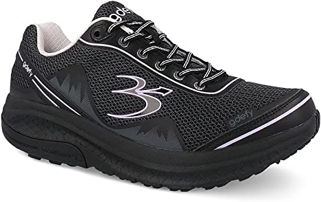 Gravity Defyer Pain Relief Women's G-Defy Mighty Walk Athletic Shoes 6 M US - Women's Walking Shoes for Knee Pain Black, Purple