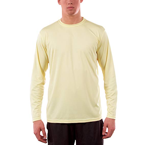 Vapor Apparel Men's UPF 50  UV Sun Protection Performance Long Sleeve T-Shirt