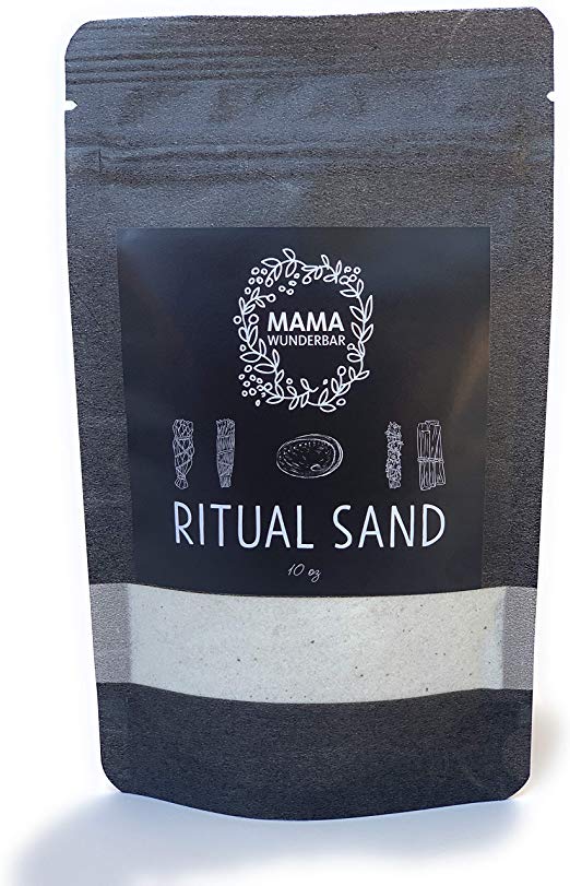 MAMA WUNDERBAR Ritual Sand. and Blessed Incense Sand (New Moon White)