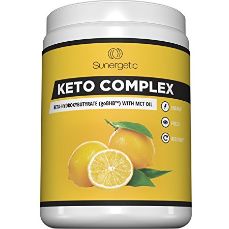 Premium Keto BHB Salts Supplement – Includes Vegan MCT Oil Powder - Beta Hydroxybutyrate Exogenous Ketones (Sodium, Calcium, Magnesium) with MCT Oil for Energy, Focus & Weight Management – Lemonade