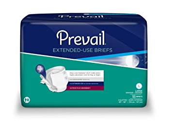 Prevail PM Extended Use Briefs - Large 18/pk