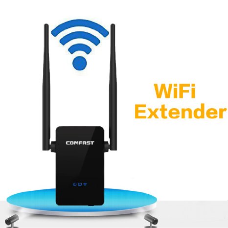 MSRM Wi-Fi Range Extender 300Mbps Wireless WiFi Repeater With Dual External Antennas and 360 Degree WiFi Covering