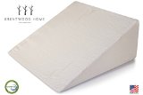 Brentwood Home Therapeutic Foam Bed Wedge Sleep Pillow 100 Percent Made in USA CertiPUR-US Washable Natural Bamboo Cover 10 Inch