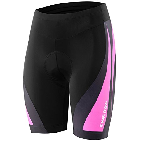 NOOYME Women's Bike shorts - 3D Padded Cycling Short with Ride in Color Design