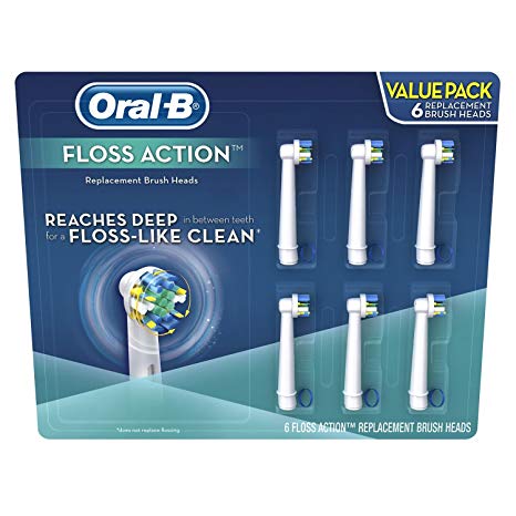 Oral-B Replacement Brush Heads, Floss Action (6 ct.)