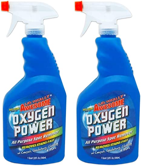 2 La's Totally Awesome Oxygen Power All Purpose Spot Remover (Two Bottles of 32 Oz Size)