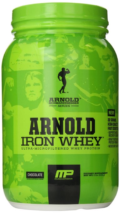 Muscle Pharm Arnold Schwarzenegger Series Iron Whey Chocolate 5 Pound