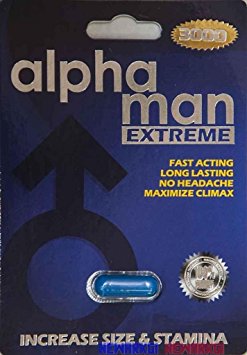 4 Packs Alpha Man Extreme 3000 Male Sexual Enhancement 7 Days