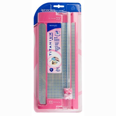 Acme Westcott TrimAir Multipurpose Trimmer, 12-Inch, Pink