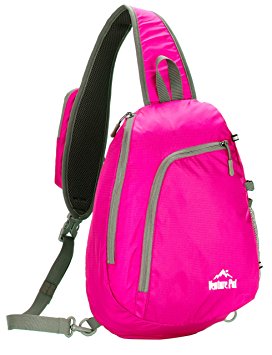 Venture Pal Sling Shoulder Crossbody Bag Lightweight Hiking Travel Backpack Daypack for Men Women