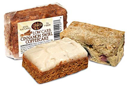 Simply Scrumptous Fat Free Carrot Cake and Low Carb Very Berry Coffee Cake