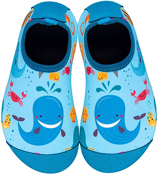 IceUnicorn Toddler Water Shoes Kids Quick Dry Water Swim Socks Boys Girls Non Slip Aqua Socks for Beach Swim Pool