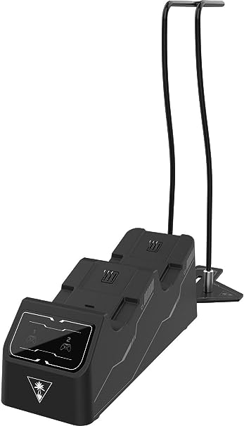 Turtle Beach Fuel Dual Controller Charging Station & Headset Stand for Xbox Series X|S & Xbox One Wireless Controllers – 22  Hour Battery Packs, Quick Charge, and Compact Design - Black