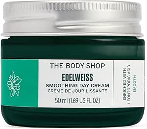 THE BODY SHOP 50ML EDELWEISS SMOOTHING DAY CREAM