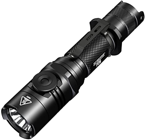 Nitecore P26 1000 Lumen Infinite Brightness Tactical Flashlight, Black