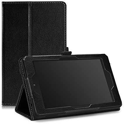 MoKo Case for Fire HD 6 - Slim Folding Cover for Amazon Kindle Fire HD 6 Inch 2014 Tablet, BLACK