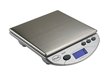 American Weigh Scales Silver AMW13-SL Digital Postal/Kitchen Scale, 13 LB by 0.1 OZ