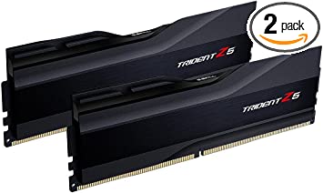 G.Skill Trident Z5 Series (Intel XMP) 32GB (2 x 16GB) 288-Pin SDRAM DDR5 6400 CL32-39-39-102 1.40V Dual Channel Desktop Memory F5-6400J3239G16GA2-TZ5K (Matte Black)