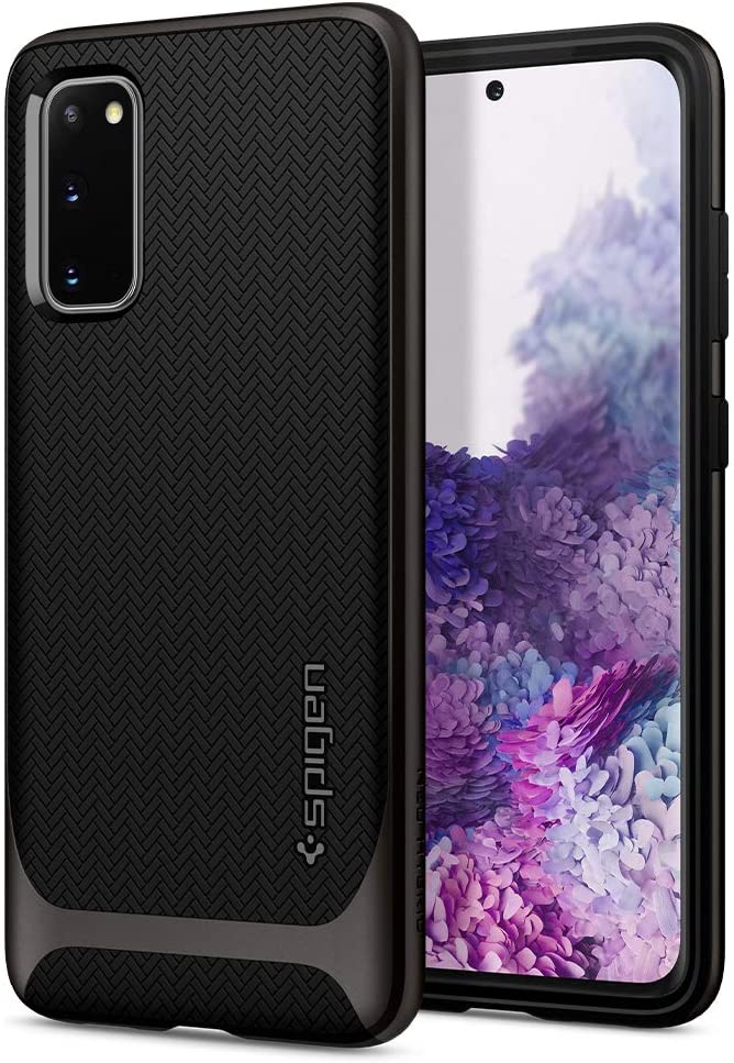 Spigen Neo Hybrid Works with Samsung Galaxy S20 Plus Case (2020) - Gunmetal