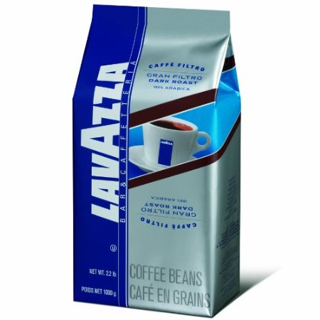 Lavazza Gran Filtro Dark Roast - Whole Coffee Beans 22-Pound Bag