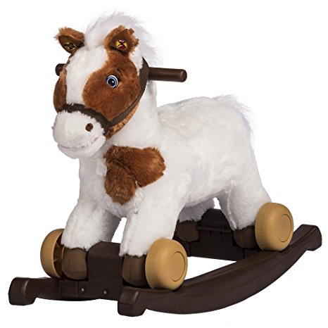 Rockin' Rider Carrot 2-in-1 Pony Plush Ride-On, Painted